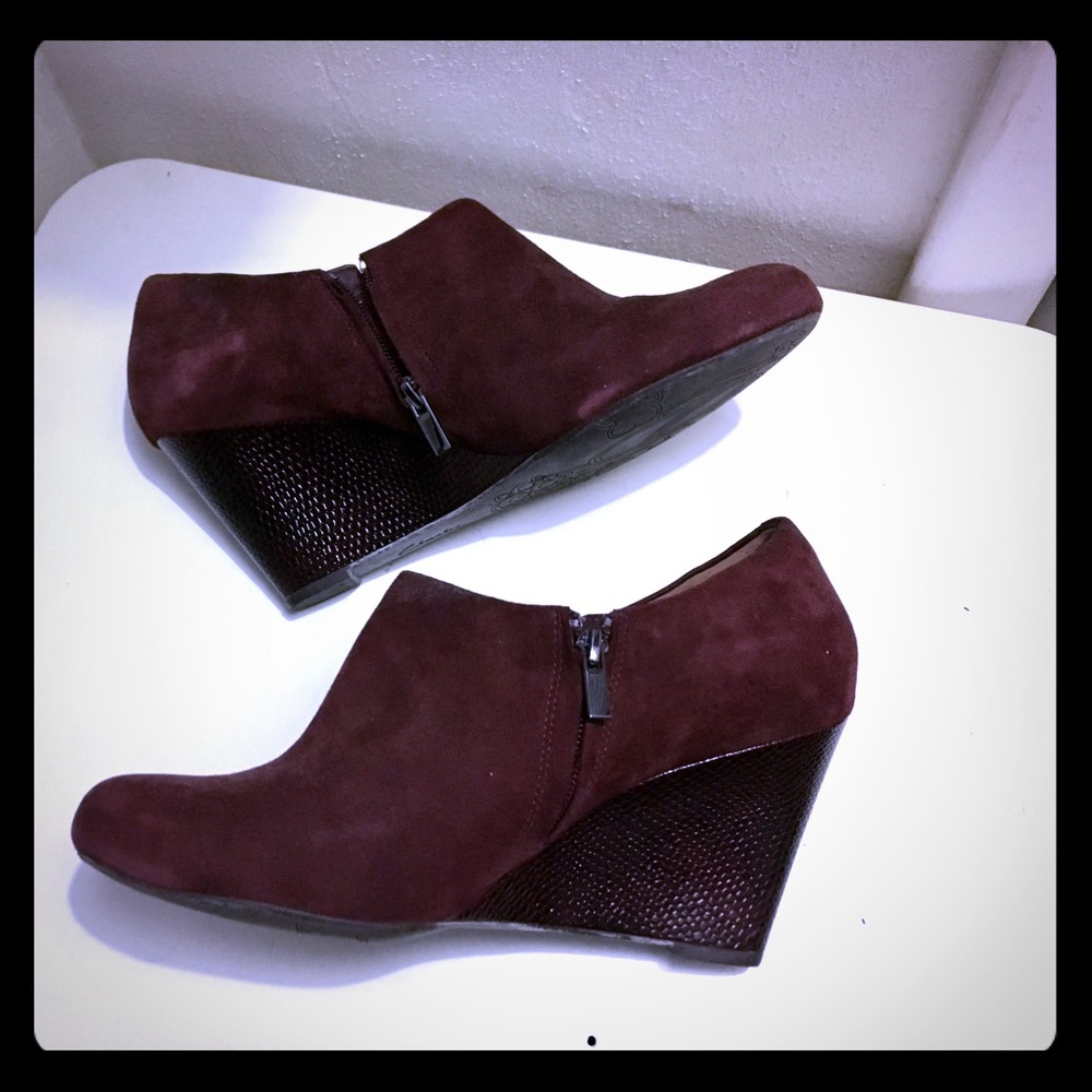 Clark Leather/Suede Ankle Boots